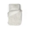Eleganzzz Dekbedovertrek Jacquard Rabbit Fur - off white 140x200/220cm| Online