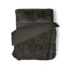 Eleganzzz Dekbedovertrek Jacquard Rabbit Fur - taupe grey 240x200/220cm< Slapen