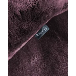 Eleganzzz Dekbedovertrek Flanel Fleece - bordeaux 200x200/220cm| New