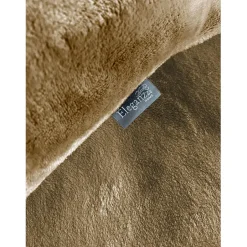 Eleganzzz Dekbedovertrek Flanel Fleece - gold 200x200/220cm| Outlet