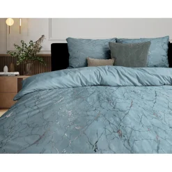 Eleganzzz Dekbedovertrek Marbel Foil Velvet - mineral 140x200/220cm< Slapen