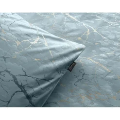 Eleganzzz Dekbedovertrek Marbel Foil Velvet - mineral 140x200/220cm< Slapen