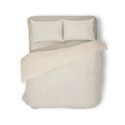 Eleganzzz Dekbedovertrek Teddy Pluche - off white 200x200/220cm< Slapen