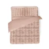 Eleganzzz Dekbedovertrek Bubble Pom Pom Rabbit Fur - pink 200x200/220cm| Best