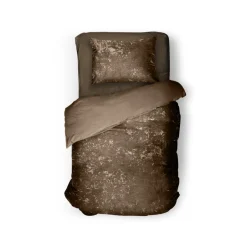 Eleganzzz Dekbedovertrek Crushed Velvet - gold 140x200/220cm| Outlet
