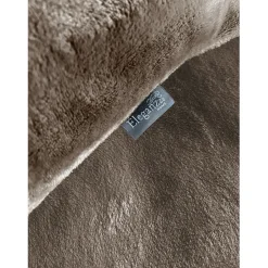 Eleganzzz Dekbedovertrek Flanel Fleece - taupe grey 200x200/220cm< Slapen