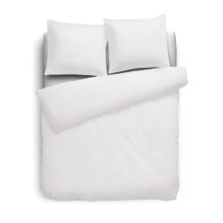 Eleganzzz Dekbedovertrek Flanel Uni - wit 260x200/220cm| Best