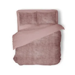 Eleganzzz Dekbedovertrek Flanel Fleece - old rose 240x200/220cm< Slapen