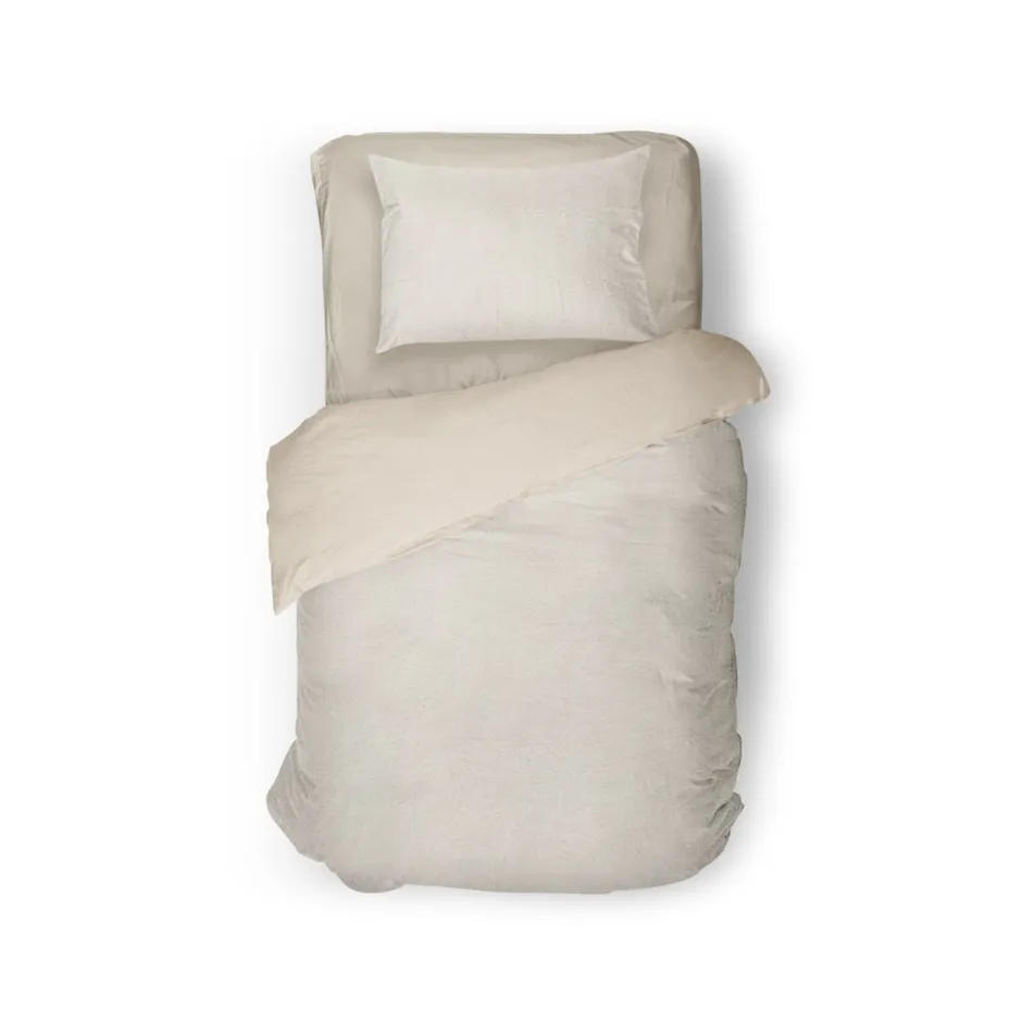 Eleganzzz Dekbedovertrek Teddy Pluche - off white 140x200/220cm| Outlet