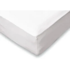 Eleganzzz Hoeslaken Flanel 35cm Hoekhoogte - wit 80x200cm< Slapen