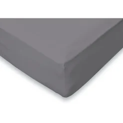 Eleganzzz Hoeslaken Flanel 35cm Hoekhoogte - antraciet 80x200cm| Outlet