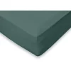 Eleganzzz Hoeslaken Flanel 35cm Hoekhoogte - groen 80x200cm< Slapen
