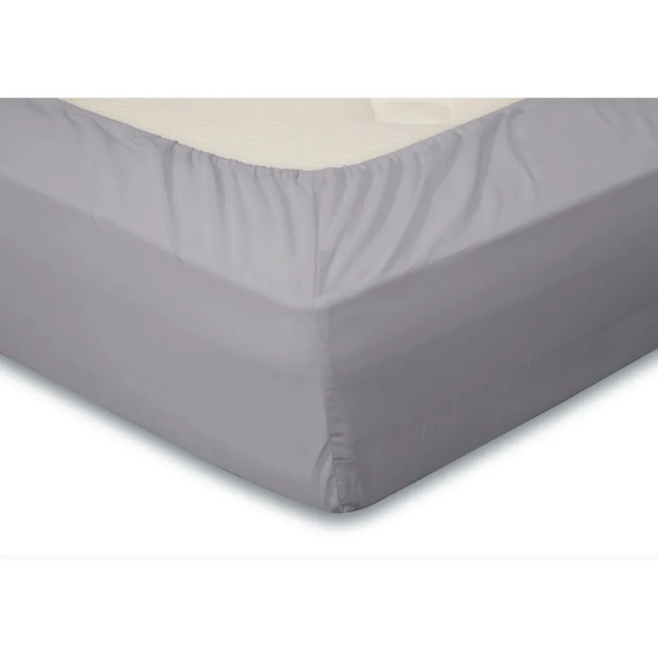 Eleganzzz Hoeslaken Jersey Katoen Stretch 35cm Hoge Hoek - licht grijs 120/130/140x200cm| Sale