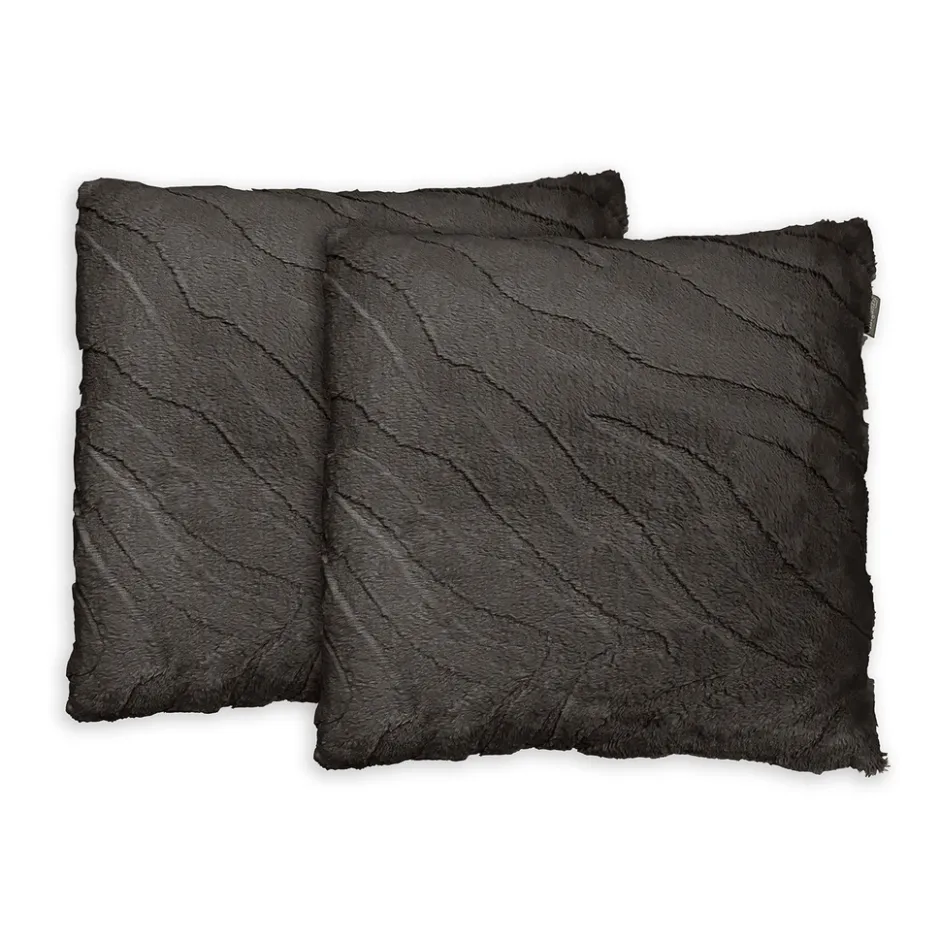 Eleganzzz Jacquard Rabbit Fur Sierkussens Hoofdkussen< Woonaccessoires