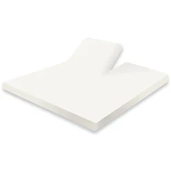 Eleganzzz Splittopper Hoeslaken Jersey Katoen Stretch - ivoor 160x200cm< Slapen