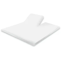 Eleganzzz Splittopper Hoeslaken Perkal Katoen - wit 180x210/220cm| Hot