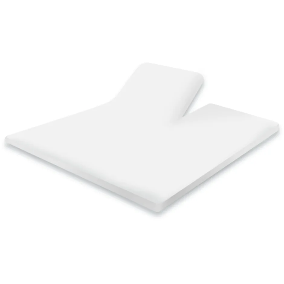 Eleganzzz Splittopper Hoeslaken Perkal Katoen - wit 180x210/220cm| Hot
