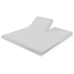 Eleganzzz Splittopper Hoeslaken Perkal Katoen - licht grijs 180x200cm| Online
