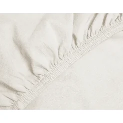 Eleganzzz Splittopper Hoeslaken Jersey Katoen Stretch - ivoor 180x210/220cm| New