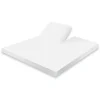 Eleganzzz Splittopper Hoeslaken Jersey Katoen Stretch - wit 180x200cm< Slapen