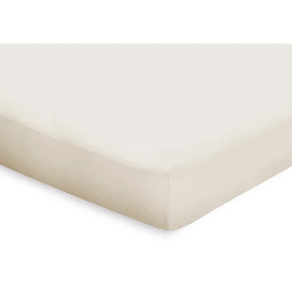 Eleganzzz Topper Hoeslaken Katoen Perkal - ivoor 180x200cm< Slapen
