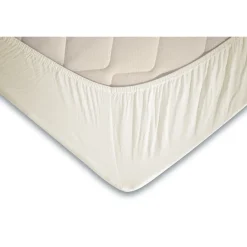 Eleganzzz Topper Hoeslaken Jersey Katoen Stretch - ivoor 140x210/220cm - 160x200cm< Slapen