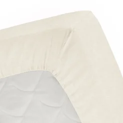 Eleganzzz Topper Hoeslaken Flanel - ivoor 160x200cm| Online