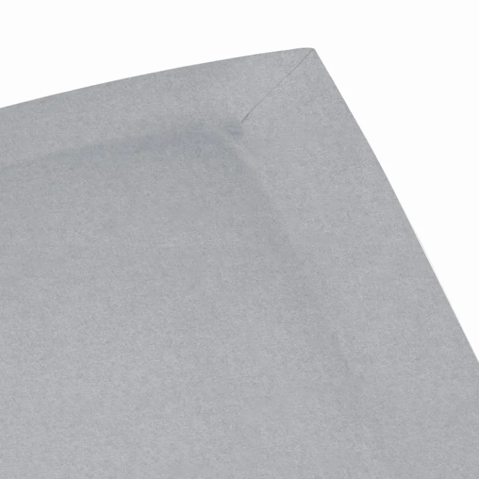Eleganzzz Topper Hoeslaken Flanel - licht grijs 90x200cm| Best