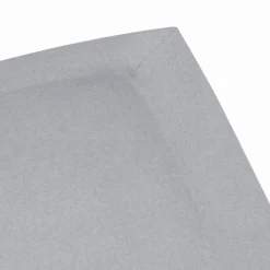 Eleganzzz Topper Hoeslaken Flanel - licht grijs 180x210/220cm| Outlet