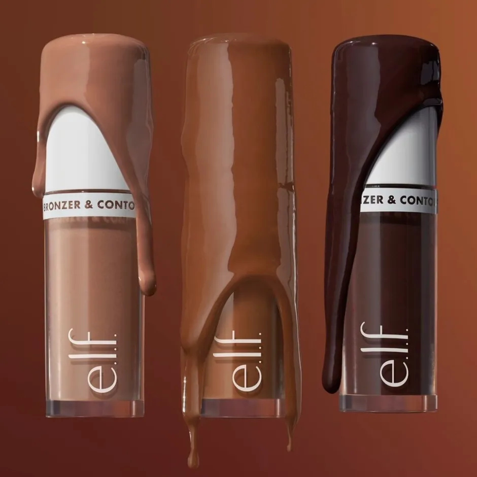 e.l.f. Camo Fair/Light Liquid Bronzer & Contour|ELF