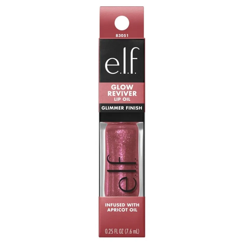 e.l.f. Glow Reviver Divine Wine Lip Oil|ELF Outlet