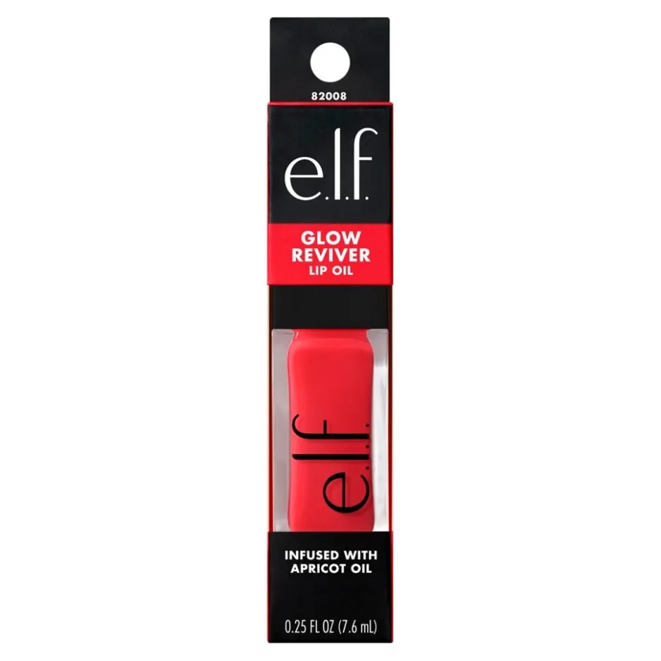 e.l.f. Glow Reviver Red Delicious Lip Oil|ELF Best