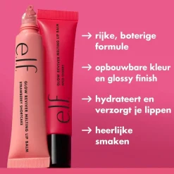 ELF e.l.f. Glow Reviver Strawberry Shortcake Melting Lipbalm< Lipmake-Up