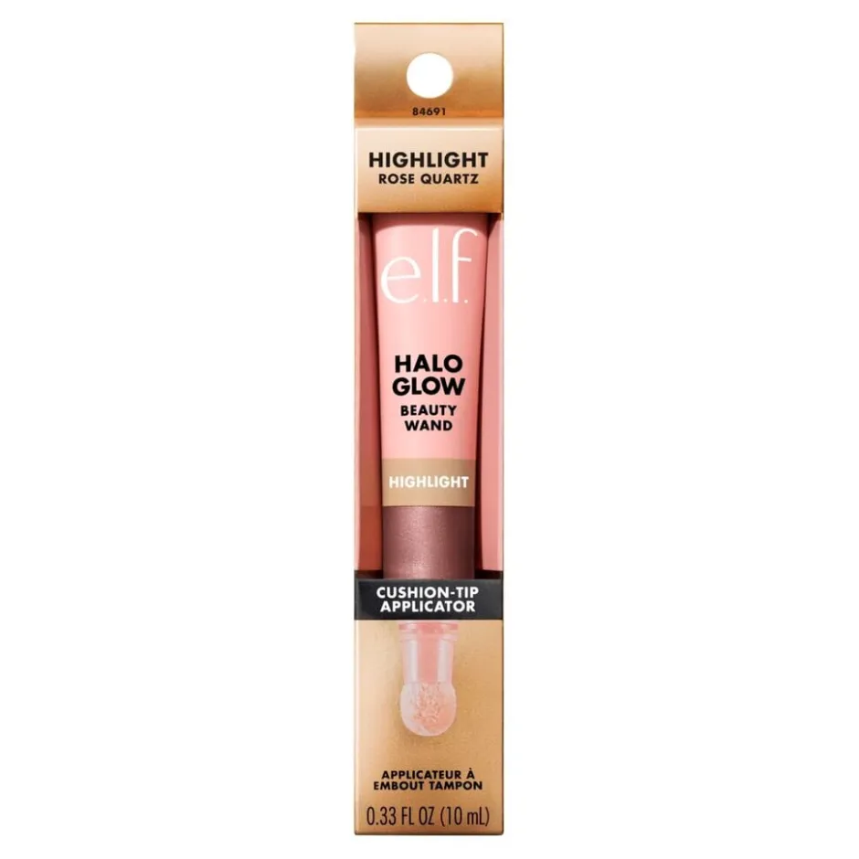 ELF e.l.f. Halo Glow Highlight Rose Quartz Beauty Wand< Highlighter