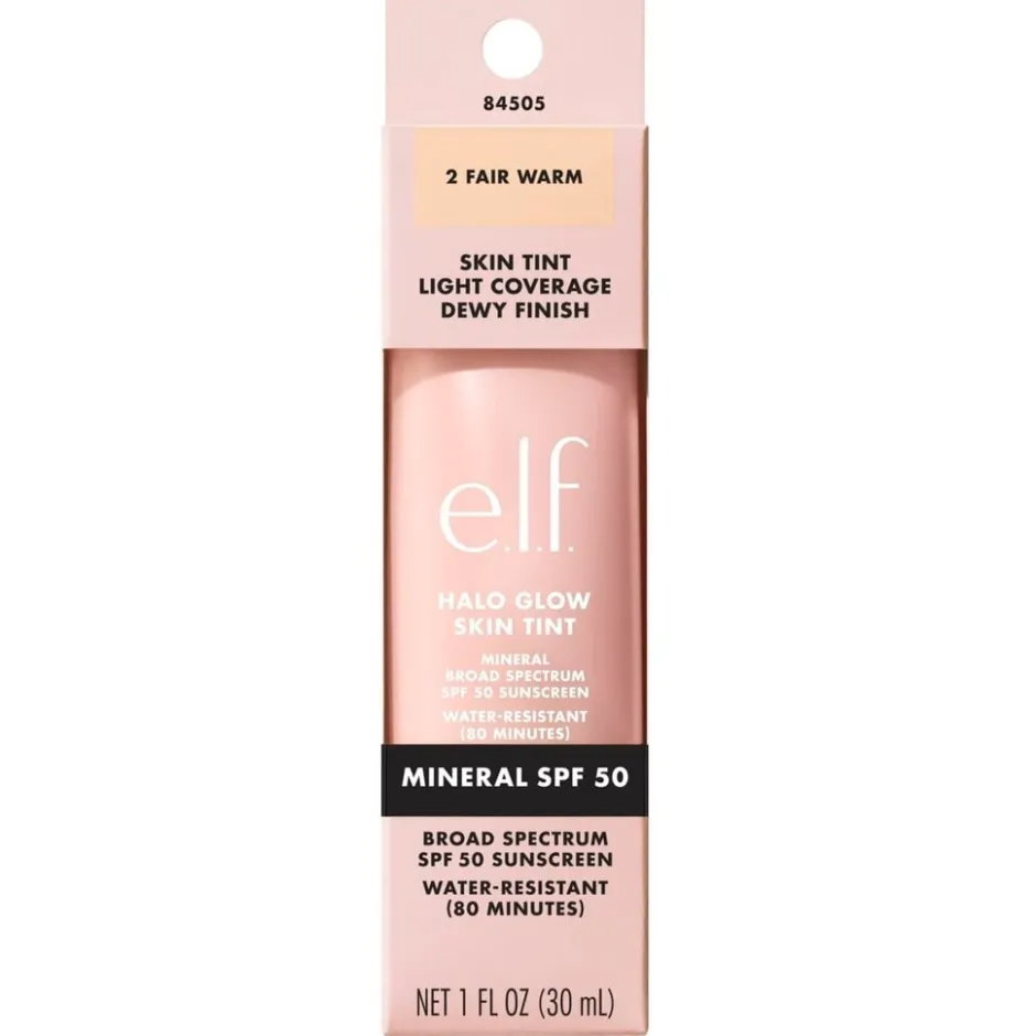 e.l.f. Halo Glow SPF50 2 Fair Warm Skin Tint|ELF Sale