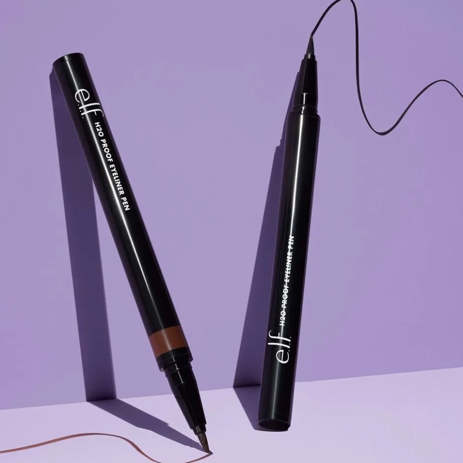 ELF e.l.f. Intense H2O Proof Jet Black Eyeliner Pen< Eyeliner