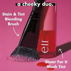 e.l.f. Sheer For It Left on Red Blush Tint|ELF Best