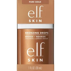 e.l.f. Skin Bronze + Nourish Pure Gold Bronzing Drops|ELF New