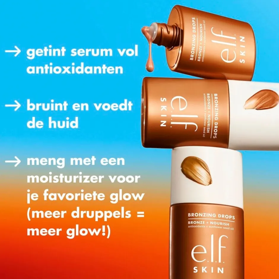 ELF e.l.f. Skin Rose Gold Bronzing Drops< Zelfbruiners