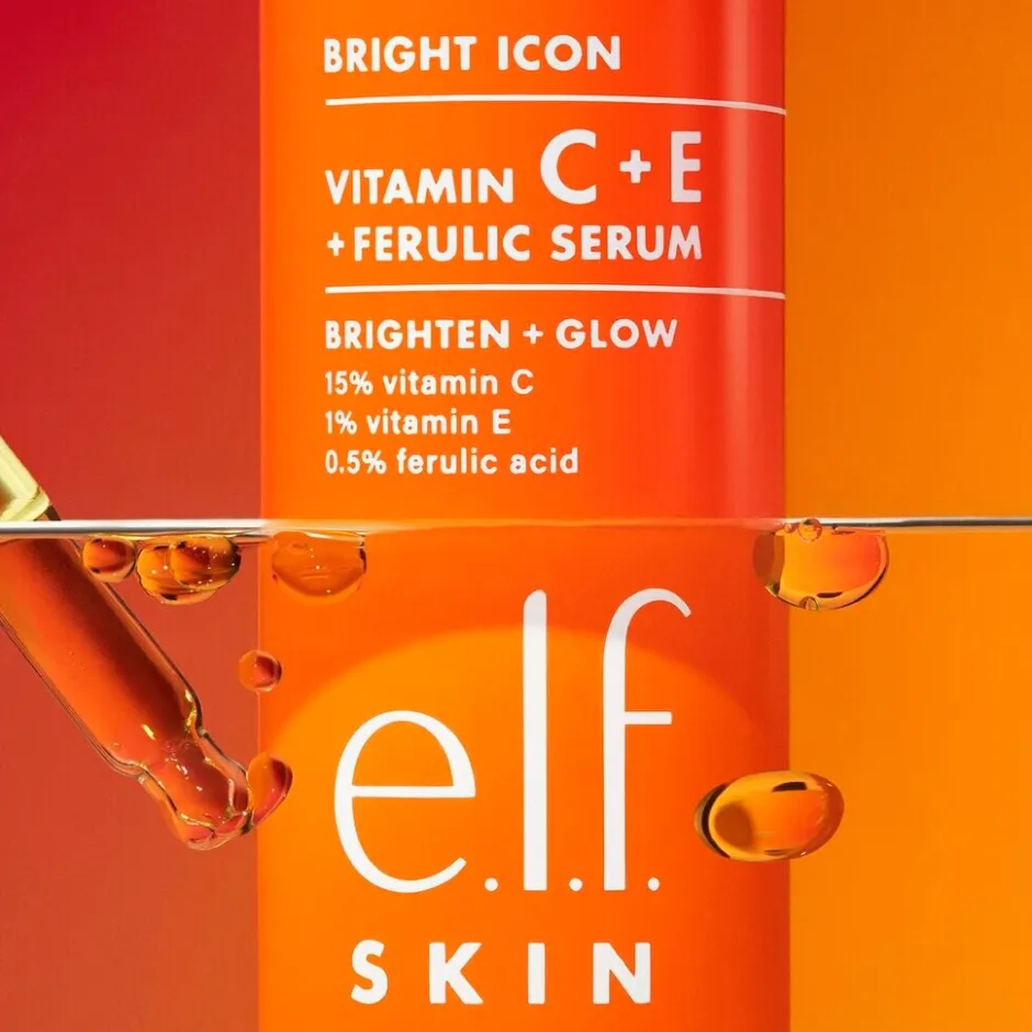 e.l.f. Skin Vitamin C Brightening +Glow Serum|ELF Clearance