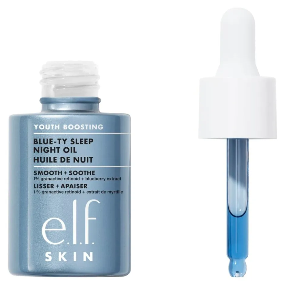 e.l.f. Skin Youth Boosting Blue-Ty Sleep Night Oil|ELF Hot