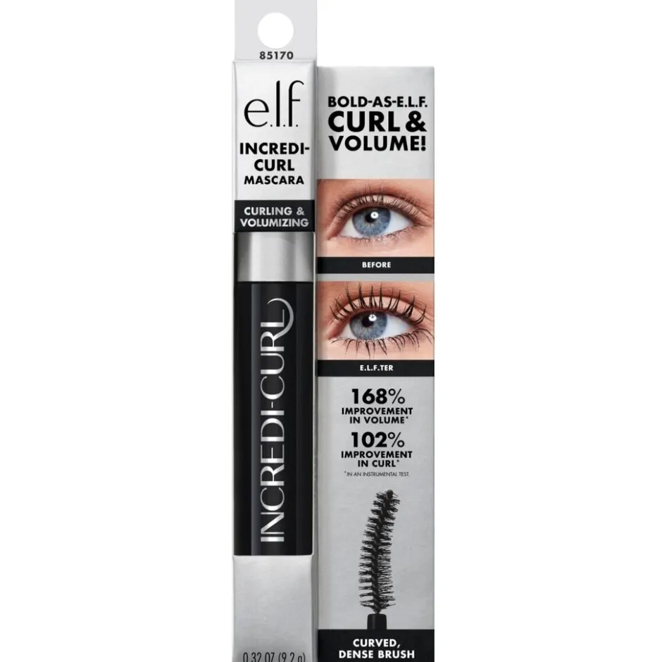 ELF e.l.f. Soft Black Incredible Curl Mascara< Mascara