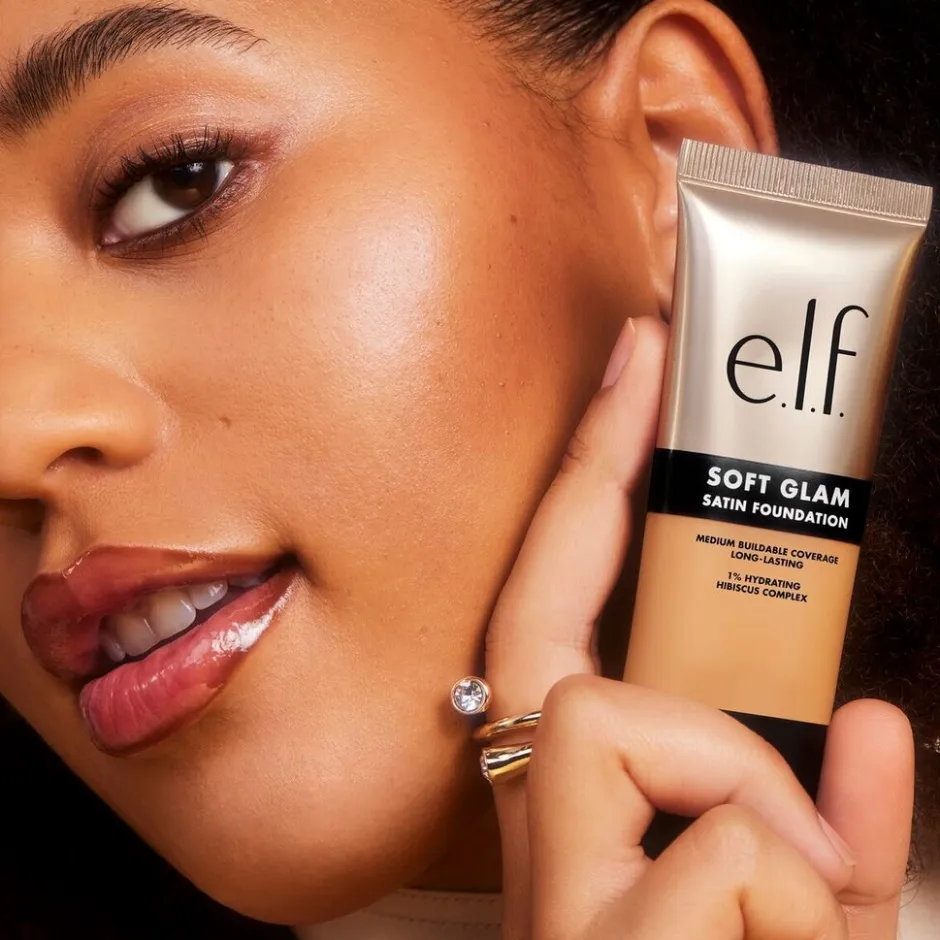 e.l.f. Soft Glam 15 Fair Warm Satin Foundation|ELF Hot