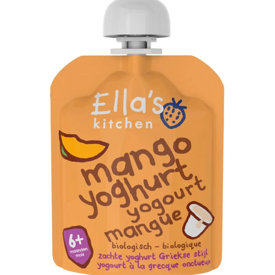 Ella's Kitchen 6+ Mango Griekse Yoghurt< Fruithapjes
