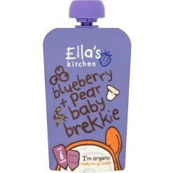 Ella's Kitchen Baby 6M+ Bosbessen Peer Ontbijtje< Fruithapjes