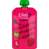Organic 4M+ Bio Rabarber Aarbeien en Appel Knijpzakje|Ella's Kitchen New