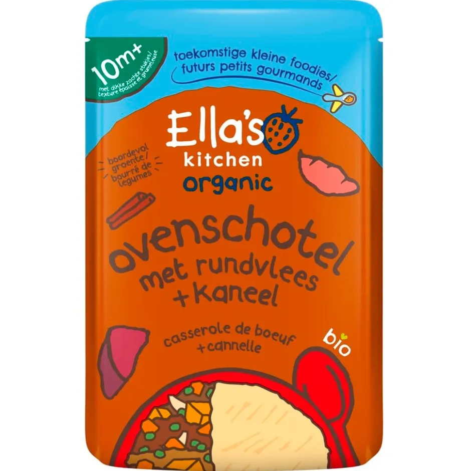 Organic 10M+ Ovenschotel met Rundvlees en Kaneel|Ella's Kitchen New