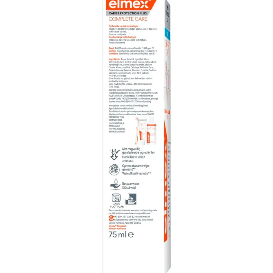 Elmex Complete Care Caries Protection Plus Tandpasta< Tandpasta