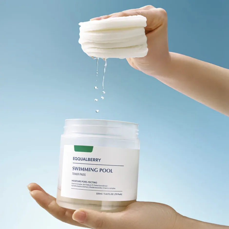 EQQUALBERRY Swimming Pool Toner Pads< Korean Skincare