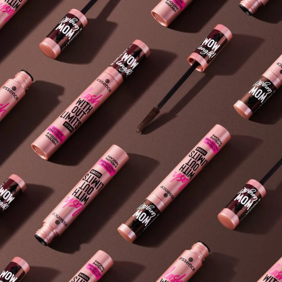 Lash Without Limit 02 Brown Extreme Lengthening & Volume Mascara|Essence Hot